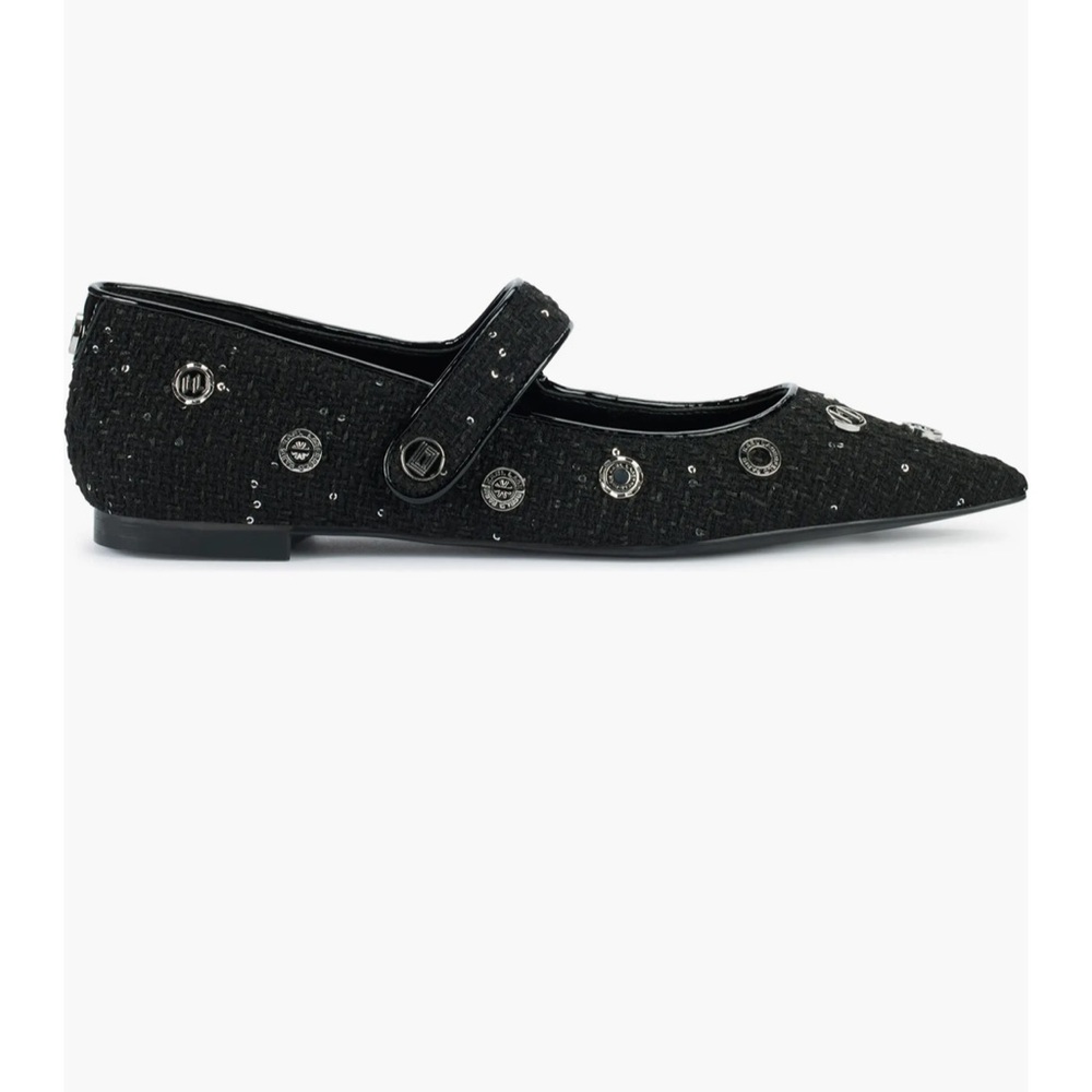 Karl Lagerfeld pointed flat